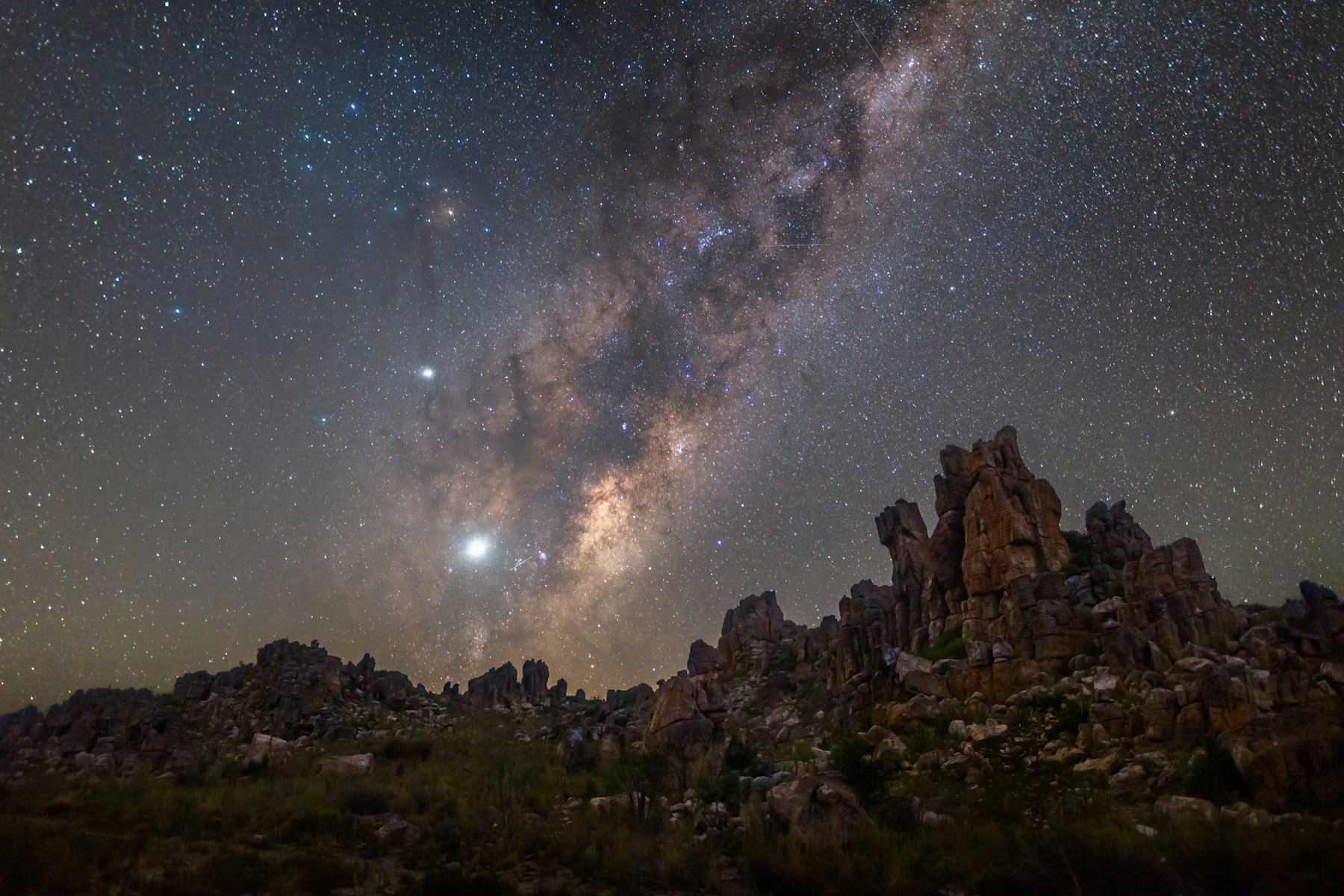 Night sky over the Cederberg